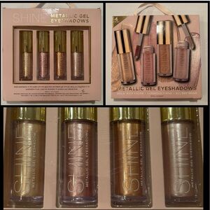 SHINE metallic gel eyeshadow set / luminous all-day wear / NEW in sealed box